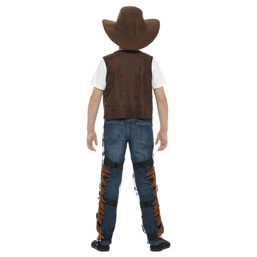 Texan Cowboy Fancy Dress Costume Kids Unisex Small - Age 4-6 Product Gallery Image
