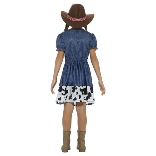Texan Cowgirl Girls Fancy Dress Costume Kids Small - Age 4-6 Product Gallery Image