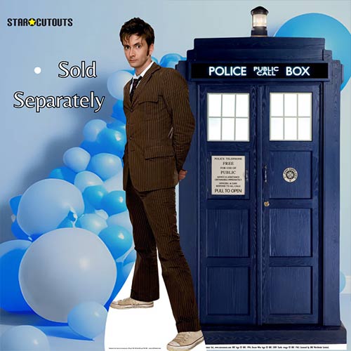 The 10th Doctor David Tennant Brown Suit Doctor Who Lifesize Cardboard Cutout 185cm Product Gallery Image