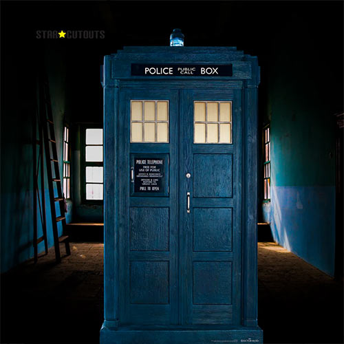 The 13th Doctor Tardis Doctor Who Lifesize Cardboard Cutout 195cm Product Gallery Image