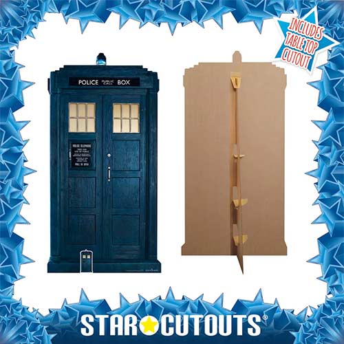 The 13th Doctor Tardis Doctor Who Lifesize Cardboard Cutout 195cm Product Gallery Image