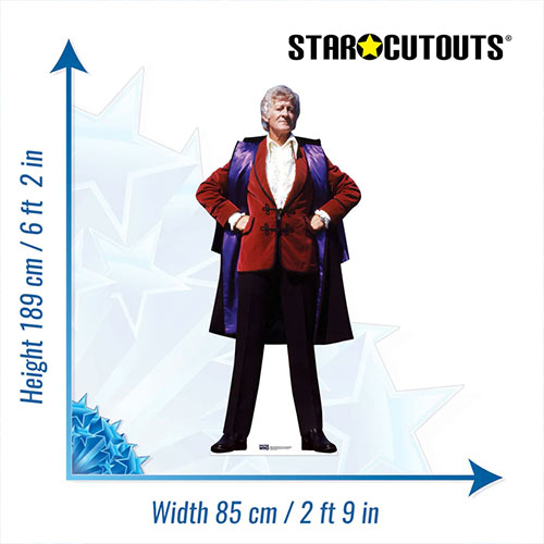 The 3rd Doctor Jon Pertwee Doctor Who Lifesize Cardboard Cutout 189cm Product Gallery Image
