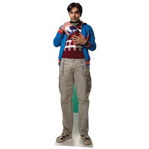 Dr Raj Koothrappali The Big Bang Theory Kunal Nayyar Lifesize Cardboard Cutout 175cm Product Gallery Image