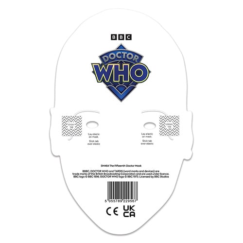 The Fifteenth Doctor Ncuti Gatwa Doctor Who Cardboard Face Mask Product Gallery Image