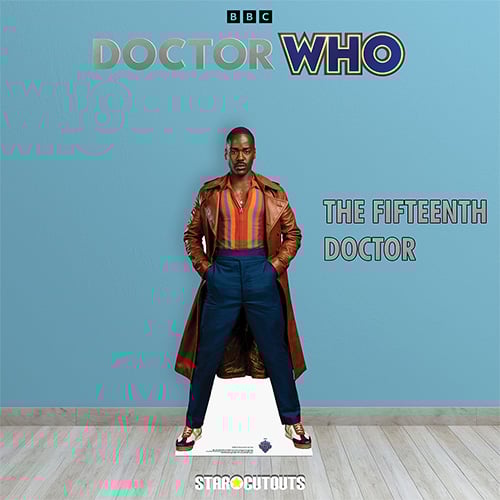 The Fifteenth Doctor Ncuti Gatwa Doctor Who Star Mini Cardboard Cutout 91cm Product Gallery Image