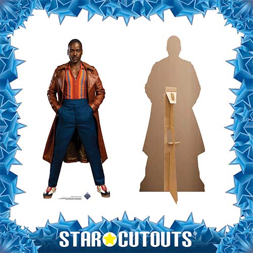 The Fifteenth Doctor Ncuti Gatwa Doctor Who Star Mini Cardboard Cutout 91cm Product Gallery Image