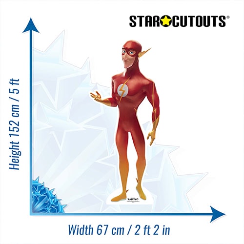 The Flash DC League of Super Pets Lifesize Cardboard Cutout 152cm Product Gallery Image