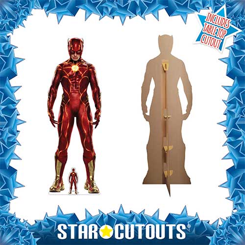 The Flash Live Action DC Comics Ezra Miller Lifesize Cardboard Cutout 181cm Product Gallery Image
