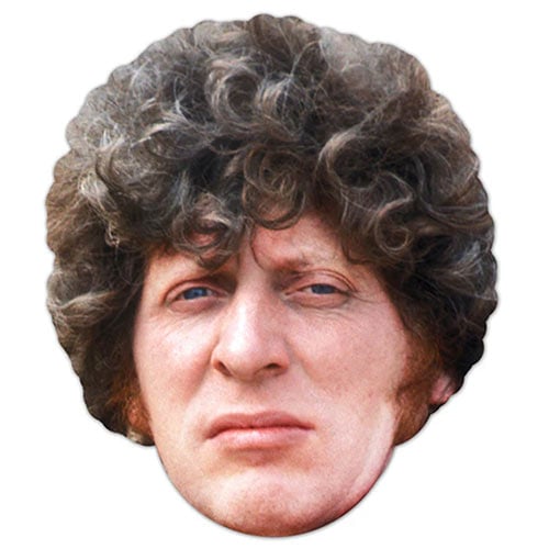 The Fourth Doctor Tom Baker Doctor Who Cardboard Face Mask Product Image