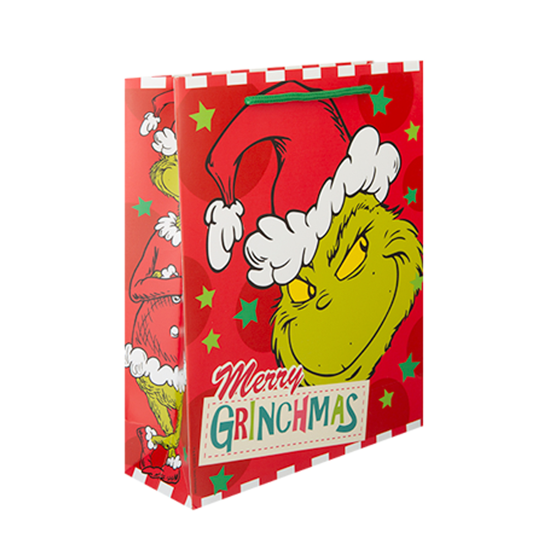 The Grinch Christmas Large Gift Bag 46cm View 2