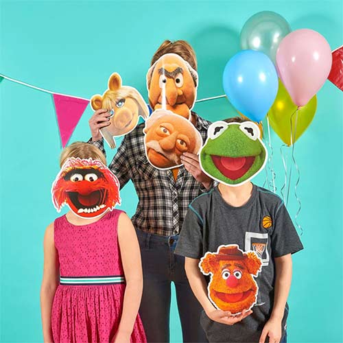 The Muppets Disney Cardboard Face Masks - Pack of 6 Product Gallery Image