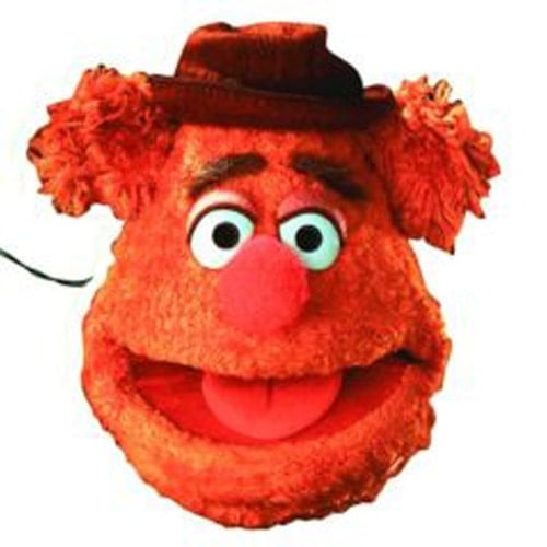 The Muppets Fozzy Bear Cardboard Face Mask Product Image