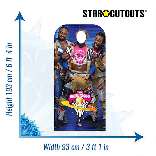 The New Day WWE Stand In Cardboard Cutout 193cm Product Gallery Image