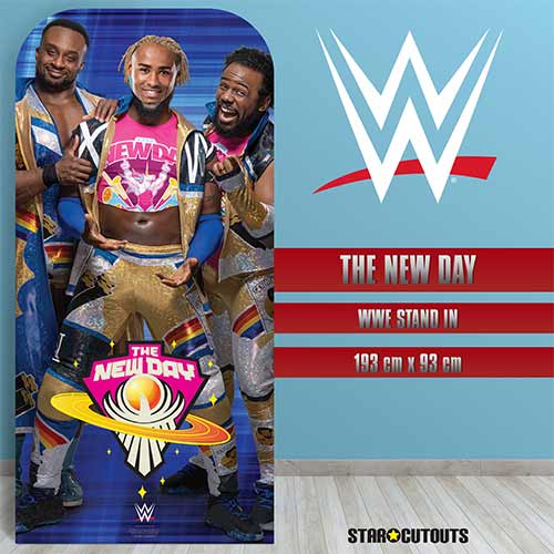 The New Day WWE Stand In Cardboard Cutout 193cm Product Gallery Image