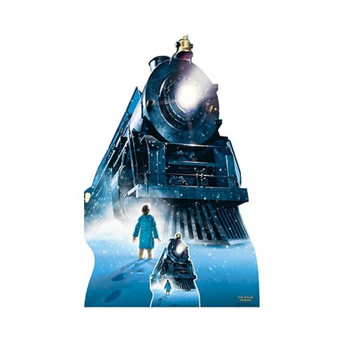 The Polar Express Train Lifesize Cardboard Cutout 142cm