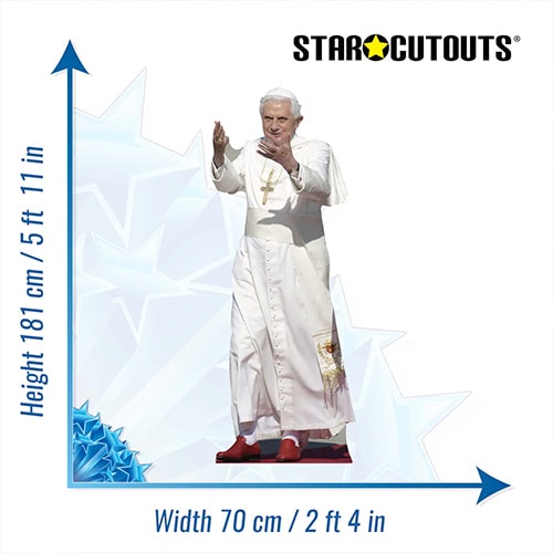 Pope Benedict XVI Lifesize Cardboard Cutout 181cm Product Gallery Image