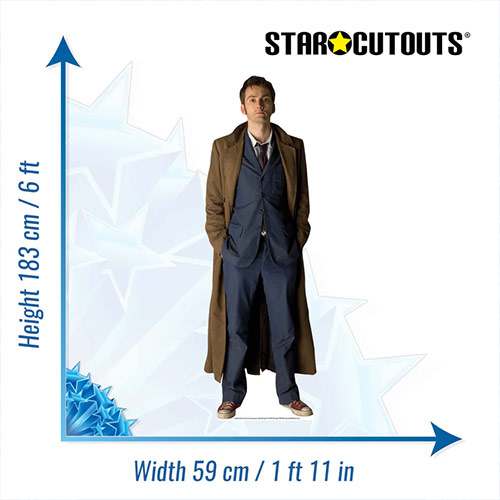 The Tenth Doctor David Tennant Doctor Who Lifesize Cardboard Cutout 183cm Product Gallery Image