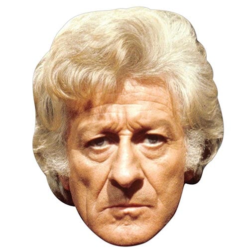 The Third Doctor Jon Pertwee Doctor Who Cardboard Face Mask Product Image