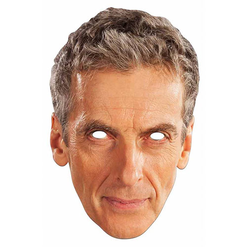 The Twelfth Doctor Peter Capaldi Doctor Who Cardboard Face Mask Product Image