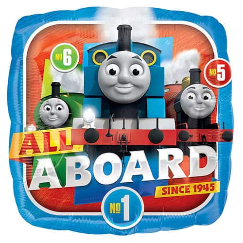 Thomas And Friends Square Foil Helium Balloon 43cm / 17 in Product Image