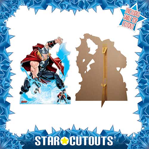 Thor Call the Storm Comic Book Art Marvel Lifesize Cardboard Cutout 133cm Product Gallery Image