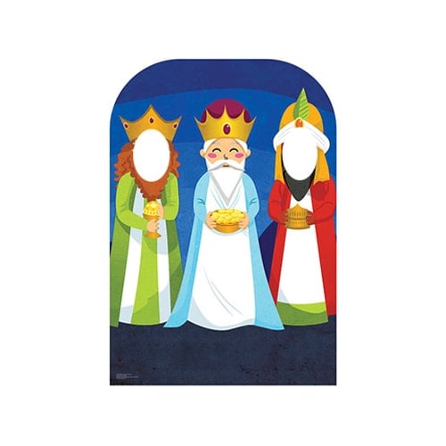 Three Kings Christmas Child Stand In Lifesize Cardboard Cutout 131cm Product Gallery Image