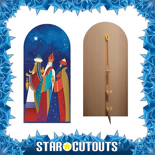 Three Kings Christmas With Gifts Lifesize Cardboard Cutout 194cm Product Gallery Image