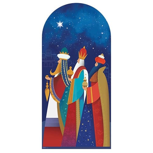 Three Kings Christmas With Gifts Lifesize Cardboard Cutout 194cm Product Gallery Image