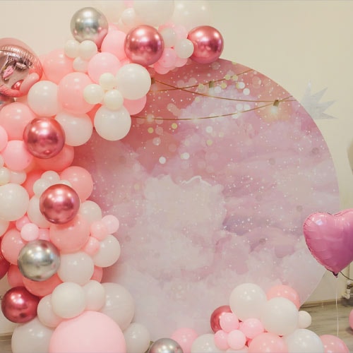 Tiger Pattern Design Circle Sailboard Backdrop Product Gallery Image