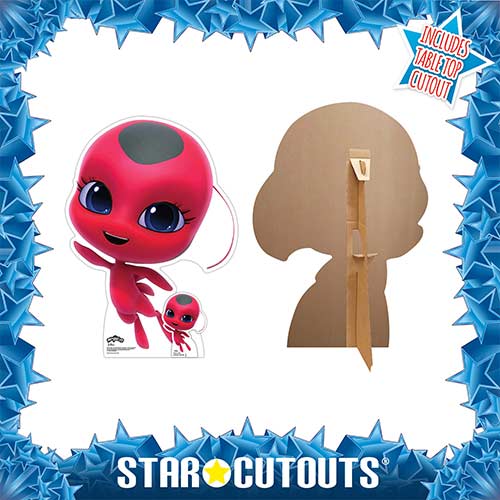 Tikki Kwami Miraculous Star Mini Cardboard Cutout 80cm Product Gallery Image