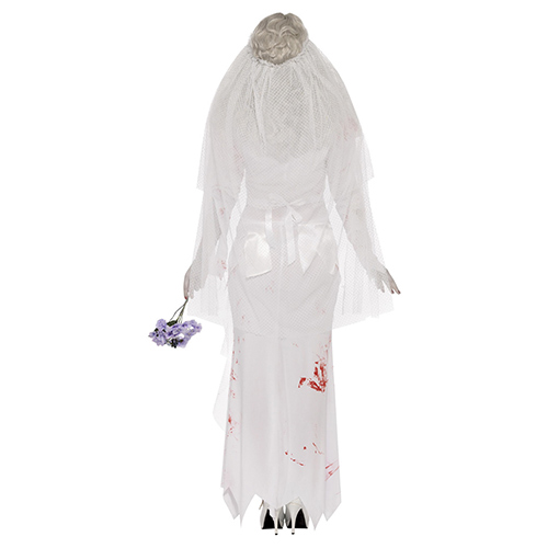 Till Death Do Us Part Zombie Bride Fancy Dress Costume Ladies Small - UK 8-10 Product Gallery Image