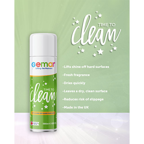 Time to Clean Latex Balloon Spray 500ml - Pack of 12 Product Gallery Image