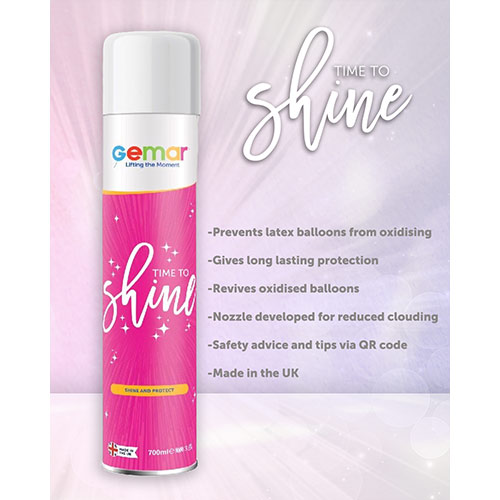 Time to Sparkle, Clean and Shine Latex Balloon Sprays - Pack of 3 Product Gallery Image