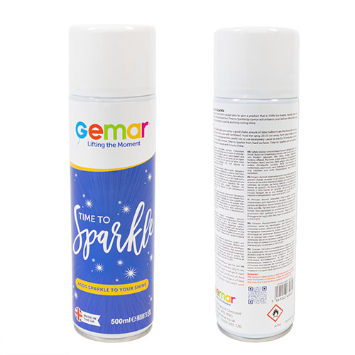 Time to Sparkle, Clean and Shine Latex Balloon Sprays - Pack of 3 Product Gallery Image
