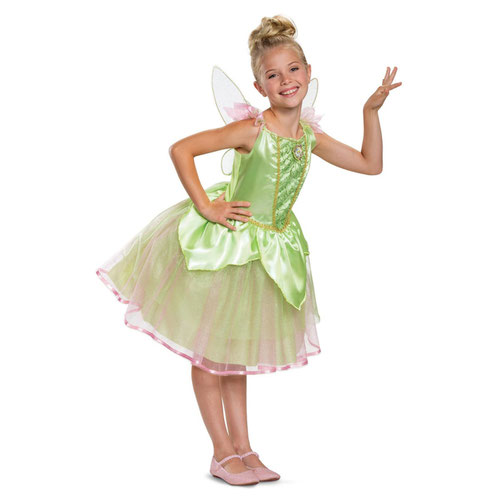 Tinker Bell Disney Fairy Deluxe Girls Fancy Dress Costume Kids Small - Age 5-6 Product Gallery Image