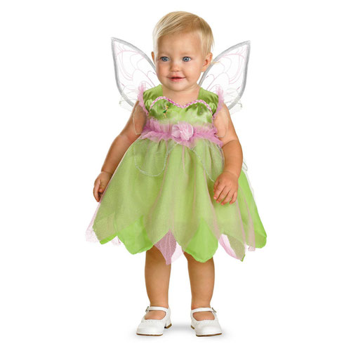 Tinker Bell Peter Pan Classic Disney Girls Fancy Dress Costume Toddler - 12-18 Months Product Gallery Image
