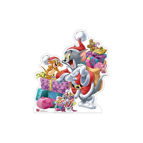 Tom and Jerry Christmas Gifts Star Mini Cardboard Cutout 93cm Product Gallery Image