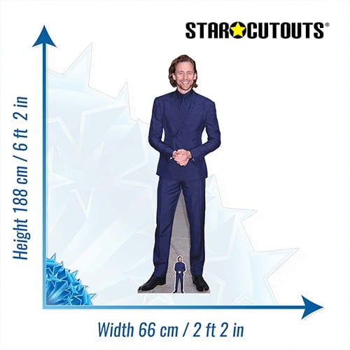 Tom Hiddleston Blue Suit Lifesize Cardboard Cutout 188cm Product Gallery Image