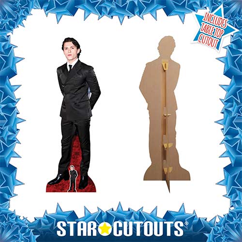 Tom Holland Smart Black Suit Lifesize Cardboard Cutout 173cm Product Gallery Image