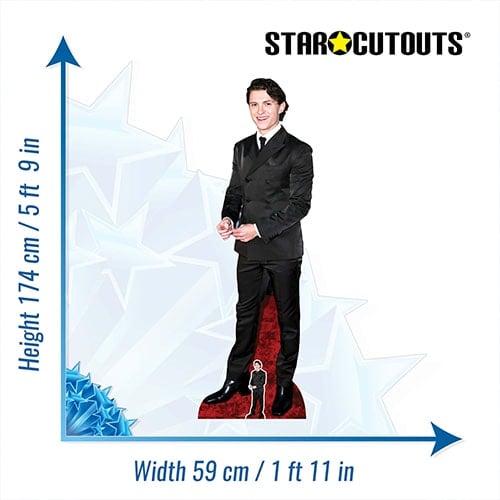 Tom Holland Smile & Cufflinks Lifesize Cardboard Cutout 174cm Product Gallery Image