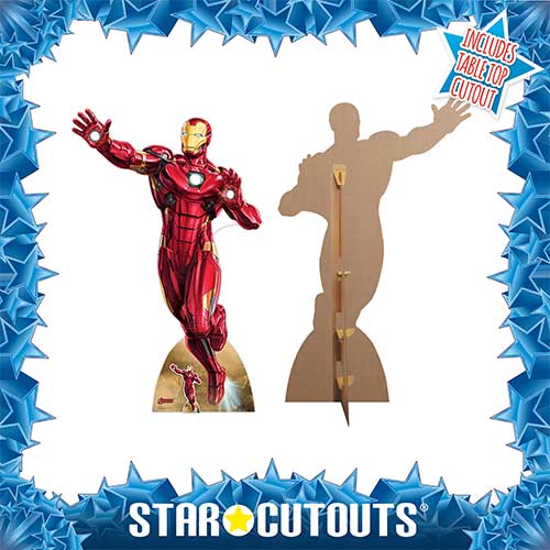 Tony Stark Iron Man Take Off Comic Book Art Marvel Avengers Lifesize Cardboard Cutout 200cm Product Gallery Image