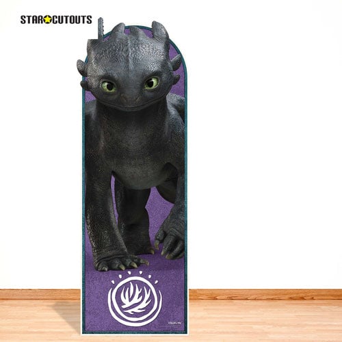 Toothless 3D How To Train Your Dragon Live Action Single Backdrop Cardboard Cutout 186cm Product Gallery Image