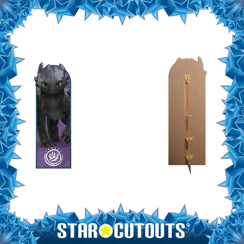 Toothless 3D How To Train Your Dragon Live Action Single Backdrop Cardboard Cutout 186cm Product Gallery Image