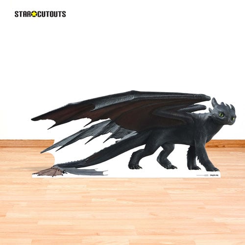 Toothless Dragon How To Train Your Dragon Live Action Lifesize Cardboard Cutout 82cm Product Gallery Image