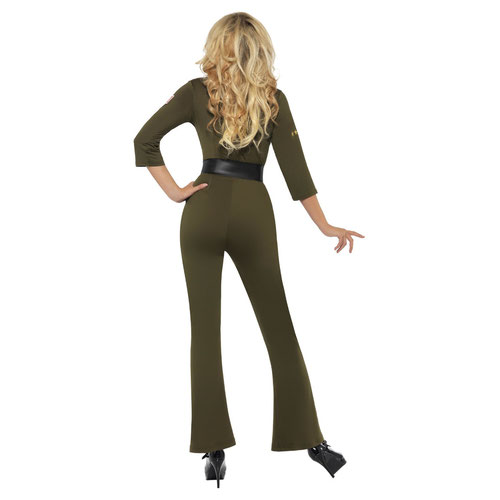 Top Gun Aviator Fancy Dress Costume Ladies Small - UK 8-10 Product Gallery Image
