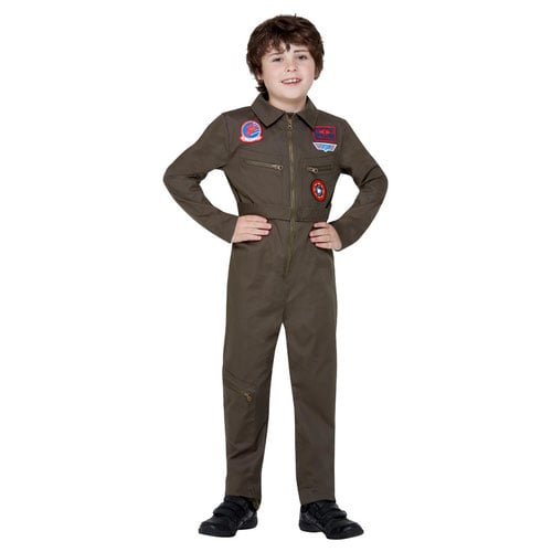 Top Gun Fancy Dress Costume Kids Unisex Medium - Age 7-9 Product Gallery Image