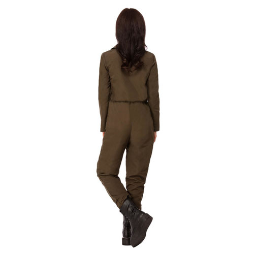 Top Gun Jumpsuit Fancy Dress Costume Ladies Large - UK 16-18 Product Gallery Image