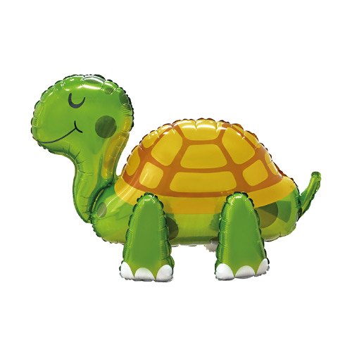 Tortoise 3D Standing Shaped Air Fill Foil Balloon 66cm / 26 in