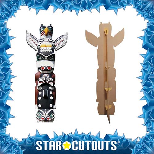 Totem Pole Lifesize Cardboard Cutout 171cm Product Gallery Image