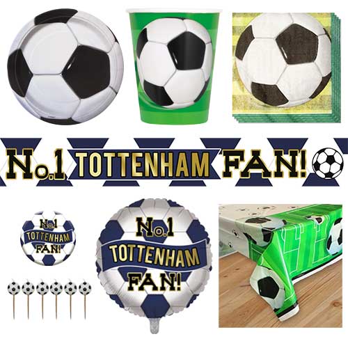 Tottenham Football 8 Person Deluxe Party Pack Product Image
